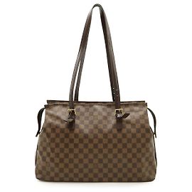 Bolsa Tote Chelsea Damier Louis Vuitton Marrom
