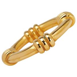Anello per sciarpa Bouée Hermès D'oro