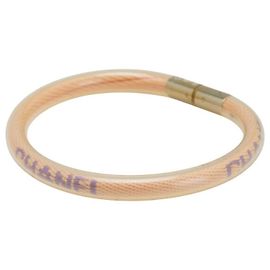 Chanel Logo Röhrenarmband Orange