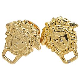 Boucles d'oreilles Clip Méduse Versace Doré
