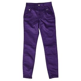 Dolce & Gabbana Pantalones de Viscosa de Algodón Dolce&Gabbana Púrpura