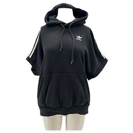 Adidas Suéter de manga curta preto Preto