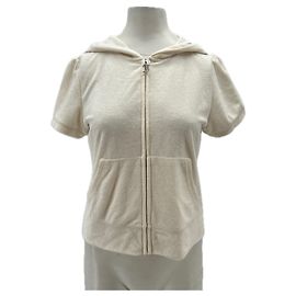 Juicy Couture Polo veste éponge blanche White
