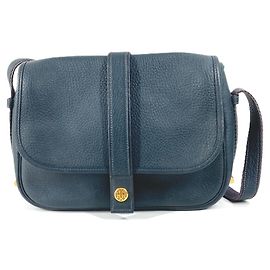 Borsa a Spalla in Pelle Numea di Hermès Blu navy