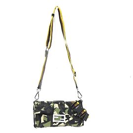 Bolso de cinturón convertible Fendi Baguette de nylon impreso mini Multicolor