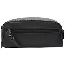 Christian Louboutin Leather & Rubber Blaster Clutch Bag Black Red