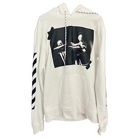 Off White Sudadera Off-White con Estampado Gráfico Negro Blanco