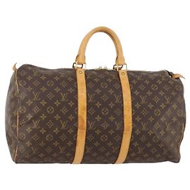 LOUIS VUITTON Bolsa Boston Monogram Keepall 50 M41426 Auth LV ep13597 Monograma