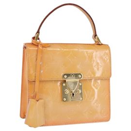 LOUIS VUITTON Sac Vernis Spring Street Rose Marshmallow M91033 LV Auth ep13919 Autre