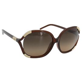 Chloé Chloe Sunglasses plastic Brown Auth bs34194 Brown