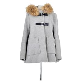 Maje Grey wool coat Grey