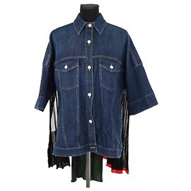 Sonia Rykiel Camicia in cotone blu Blu