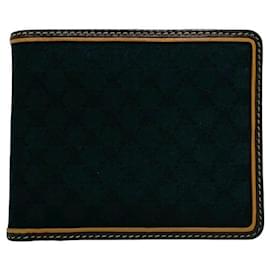 Céline Celine Macadam Blazon Triomphe Mini Geldbörse Braun Schwarz