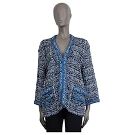 Chanel Blue Wool Jacket Blue