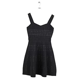 Maje Schwarzes Kleid Schwarz
