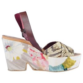 Sandali con zeppa Antonio Marras con stampa floreale Altro