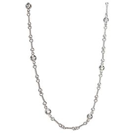 Collier Roberto Coin en or blanc et diamants à la longueur ajustable Autre