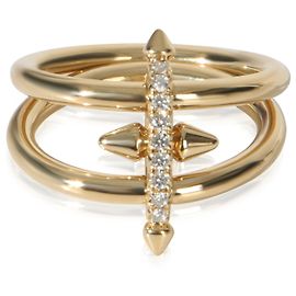 Tiffany & Co. Yellow Gold Diamond Two Row Titan By Pharrell Ring Other