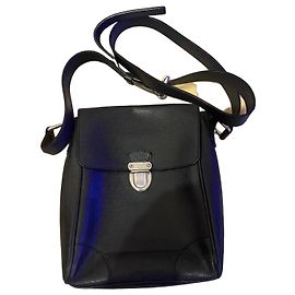 Louis Vuitton Taiga Leather Brazza Bag Black