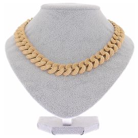 Reformation Collier doré grosse chaîne Doré