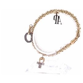 Audemars Piguet Pulseira dourada com charms Dourado