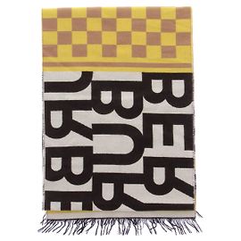 Burberry Bufanda tricolor de cachemira Amarillo