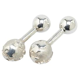Tiffany & Co Gemelli in argento SV925 con motivo mappamondo Tiffany&Co. Argento