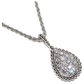 Colar Pendente Boucheron Serpent Bohème Au750 com Diamantes Prata