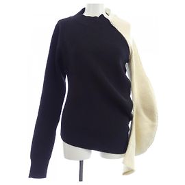 Sacai Knit Top Black Beige