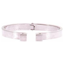 Autre Marque Bracelete de metal prateado Prata