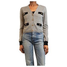 Miu Miu Grauer cropped Cardigan - Größe S Grau