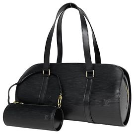 Sac à main cylindrique Soufflot Louis Vuitton Noir Autre
