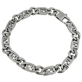 Fendi Auroch Charm Armband Silber