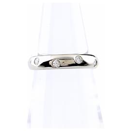 Anello Dots in Diamante in Platino di Tiffany & Co. Argento