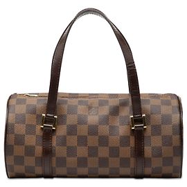 Louis Vuitton Papillon 26 Damier Ébène Marrom Marrom