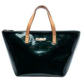 Louis Vuitton Monograma Vernis Bellevue PM Verde Verde