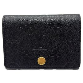 Visitenkartenetui Monogram Empreinte Louis Vuitton Schwarz
