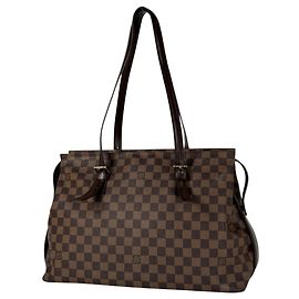 Sac à main Chelsea Louis Vuitton Marron Autre Damier ebène