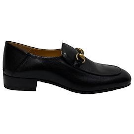 Mocassins Gucci Horsebit en cuir noir Noir