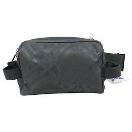 Burberry Check-Jacquard Belt Bag in Olive Polyamide Green Olive green