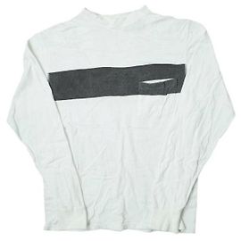 Autre Marque KAPTAIN SUNSHINE × BEAMS PLUS Camiseta de Manga Larga de Algodón West Coast Blanco