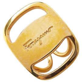 Anello per sciarpa Vara Salvatore Ferragamo D'oro