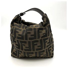 Fendi Zucca Handtasche in Khaki Khaki