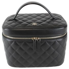 Bolsa Vanity de Corde Preta Chanel Preto