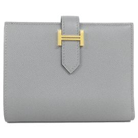 Hermès Portefeuille Compact Bearn Hermes Marron
