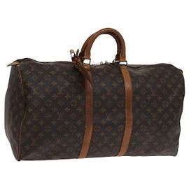 Louis Vuitton Keepall Monogram Canvas 55 Marrom