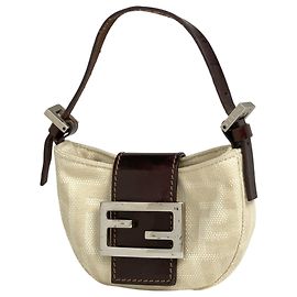Mini Tasche mit Zucca-Muster von Fendi Braun