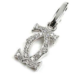 Pingente de diamante em ouro branco 18K Cartier Outro