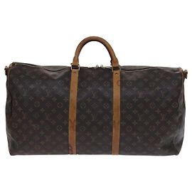 Louis Vuitton Keepall Bandouliere Monogram Canvas 60 Brown
