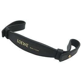 Loewe Bracciale in Pelle Nera Nero